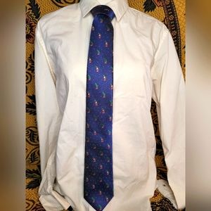 Blue Christmas Tie
